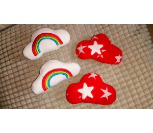 ITH Wolke mit Regenbogen & Stern - kostenlos für ehrenamtliche Sticker